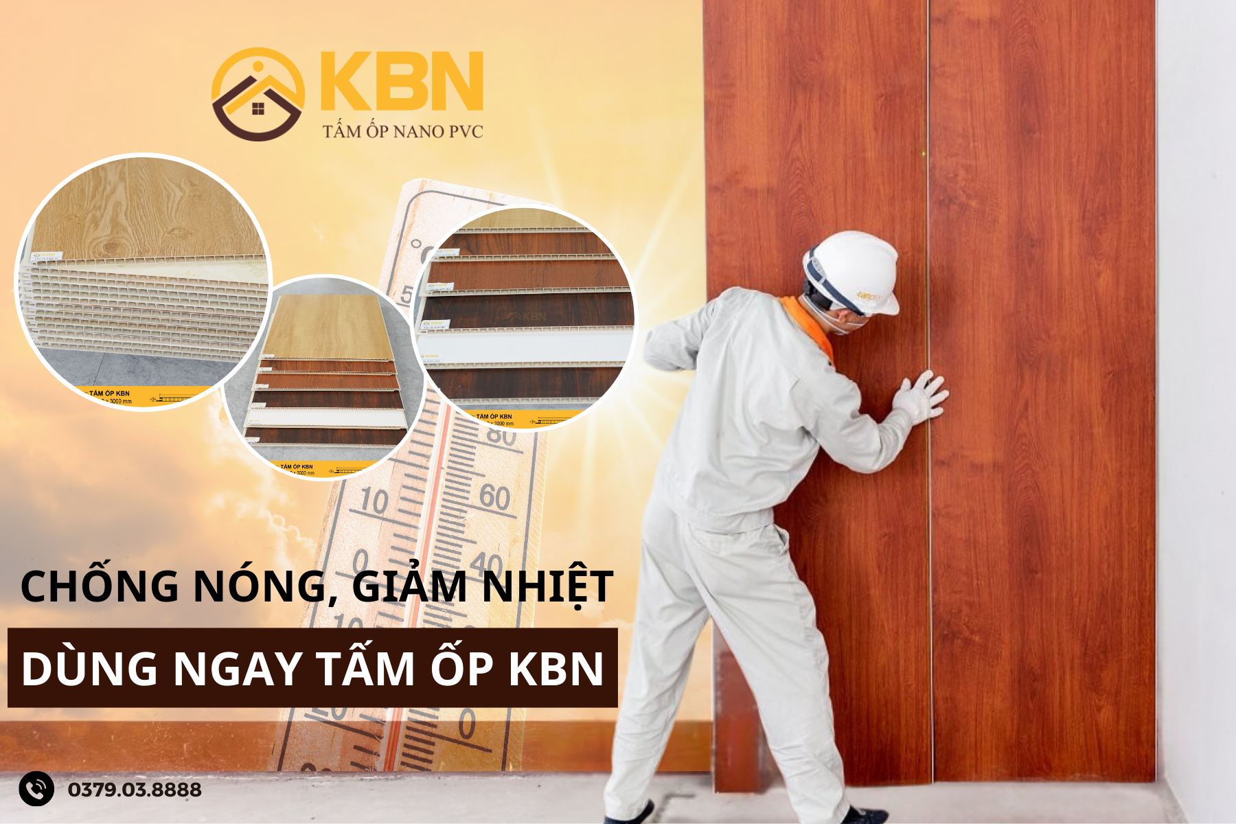 Tấm ốp tường KBN: Giải pháp hạ nhiệt hiệu quả cho mọi căn hộ!